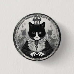 Er/er Goth Kitty Button