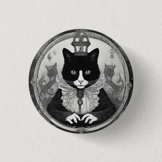 Er/er Goth Kitty Button