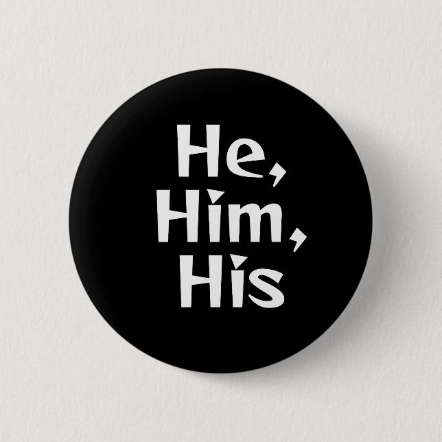 Er/Er Pronoun Button (Vorderseite)