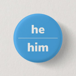 Er/er Pronoun Button, 1¼ Zoll Taste Button