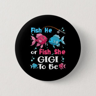 Er fischt oder sie fischt Geschlecht Enthüllung Fa Button