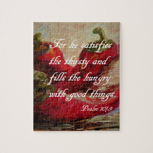 Er füllt das hungrige (Vertikal)