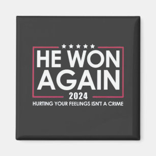 Er gewann 2024 wieder Trump Inaguration 2025 Magnet