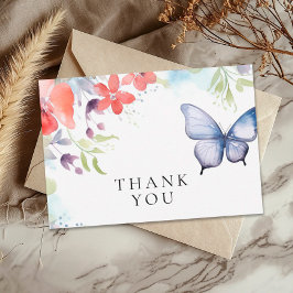 Er gibt mir Schmetterlinge Brautparty Dankeskarte