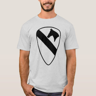 ęr Grand T-shirt de logo de cavalerie (lumière)