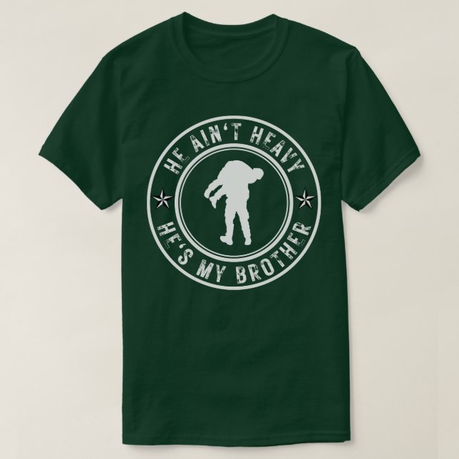 Er hasst heavy ihn mein Bruder 18 T-Shirt (Design vorne)