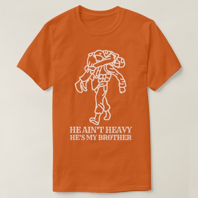 Er hasst schweren ihn mein Bruder 11 T-Shirt (Design vorne)
