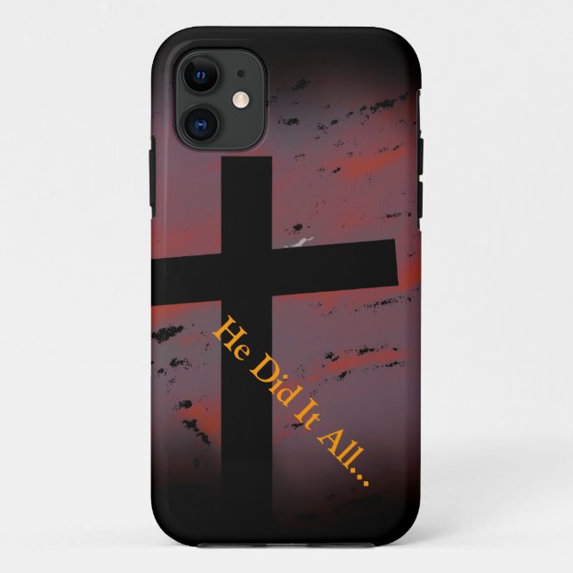 Er hat alles getan Case-Mate iPhone hülle (Rückseite)