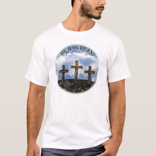 Er hat drei geruchte Kreuze Matthew 26:39 T-Shirt