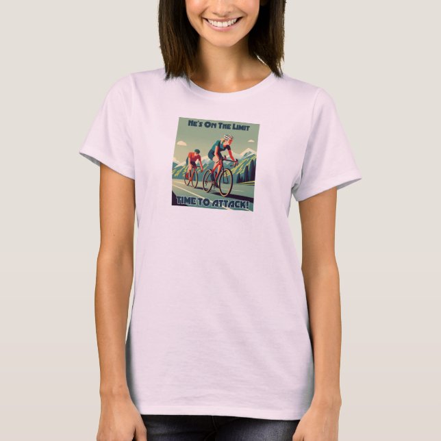 Er hat nur eine begrenzte Zeit, um Frauen mit dem  T-Shirt (Vorderseite)