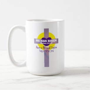 Er hat Osterwochenende in der Bibel-Verse-Individu Kaffeetasse
