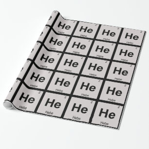 Er - Hebe Göttin Chemie Periodensystem Symbol Geschenkpapier