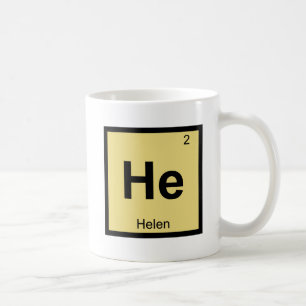 Er - Helen von Troja Chemie Periodensystem Symbol Kaffeetasse