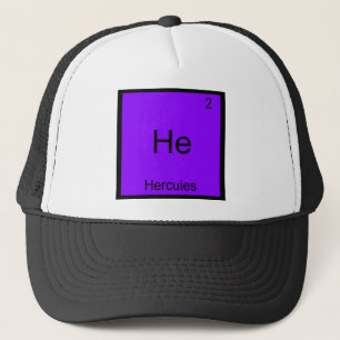Er - Hercules Funny Chemistry Element Symbol T-Shi Truckerkappe