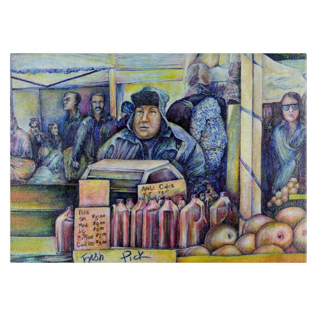 Er hörte, was ich sah schneidebrett (Vorderseite)