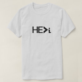 ER>I KNNELING PRAYING - ER GRÖSSER ALS SCHWARZ T-Shirt