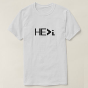 ER>I KNNELING PRAYING - ER GRÖSSER ALS SCHWARZ T-Shirt