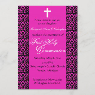 ęr Invitation de communion - filles