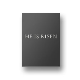 Er ist auferstanden | Christliches Oster-Wandkunst Poster