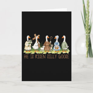 Er ist auferstanden Dummer Gans Ostern Christlich Karte