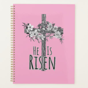 Er Ist Auferstanden Floral Kreuz Planner Planer