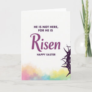 Er ist auferstanden Frohe Ostern Karte