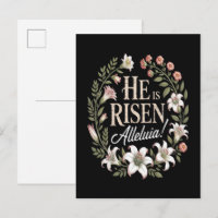 Er ist auferstanden Halleluja Floral christliches 