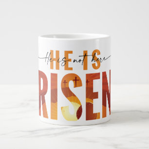 Er ist auferstanden Jesus Auferstehung Glaube Spez Jumbo-Tasse