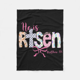 Er ist auferstanden Jesus Christlich Frohe Ostern Fleecedecke