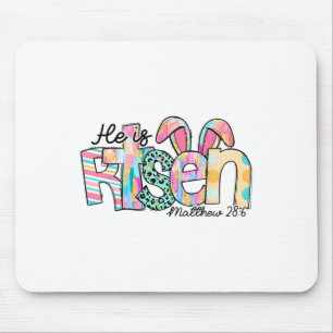 Er ist auferstanden Jesus Christlich Frohe Ostern Mousepad