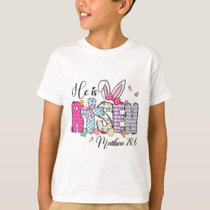 Er ist auferstanden Jesus Christlich Frohe Ostern T-Shirt