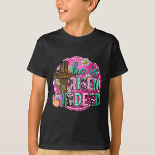 Er ist auferstanden Jesus Christlich Frohe Ostern  T-Shirt