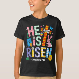 Er ist auferstanden Jesus Christlich Frohe Ostern T-Shirt