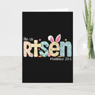Er ist auferstanden Jesus Christlich Frohen Ostert Karte