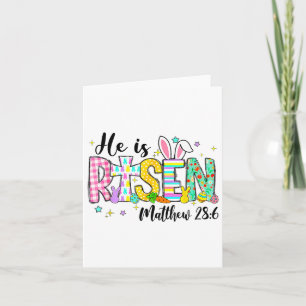 Er ist auferstanden Jesus Christlich glückliche Os Karte