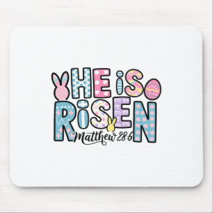 Er ist auferstanden Jesus Christlich glückliche Os Mousepad