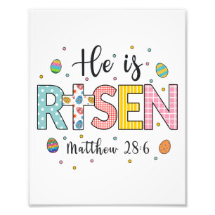 Er ist auferstanden Jesus Christliches Frohes Oste Fotodruck