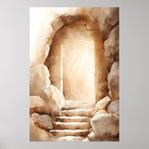Er ist auferstanden Jesus Christus auferstandener Poster