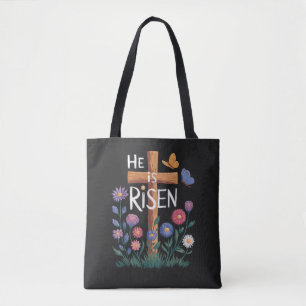 Er ist auferstanden Jesus Floral Christliches Oste Tasche