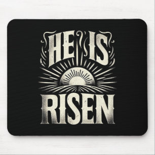 Er ist auferstanden Jesus Gott Christlich Sonne Au Mousepad
