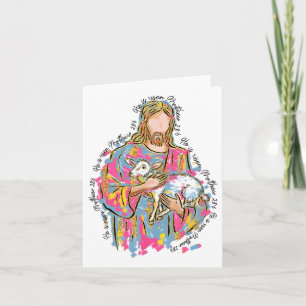 Er ist auferstanden Jesus und Lamm Gott glückliche Karte