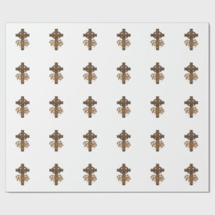 Er ist auferstanden Kreuz Dornenkrone Christliches Geschenkpapier