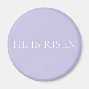 Er ist auferstanden Lavendel Ostern Christlicher G Magnet