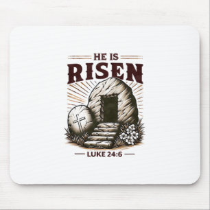 Er ist auferstanden Lukas 246 Jesus Christlicher O Mousepad