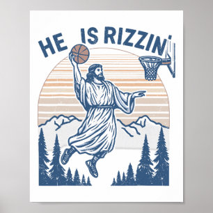Er ist auferstanden Lustiger Ostern Jesus spielt S Poster