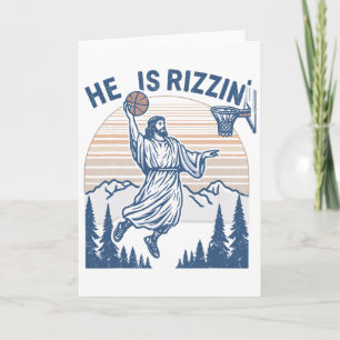 Er ist auferstanden Lustiges Ostern Jesus spielt S Karte