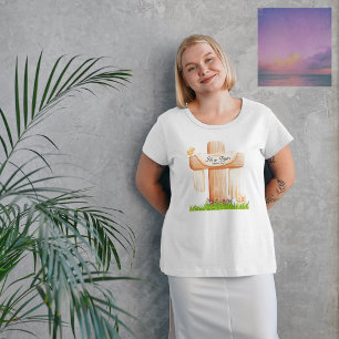 Er ist auferstanden Matthäus 28:6 Christliches Kre Tri-Blend Shirt