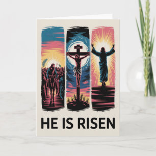 Er ist auferstanden Oster-Großpack Kirchen-Grußkar Karte