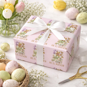 Er ist auferstanden Ostergesteck Geschenkpapier
