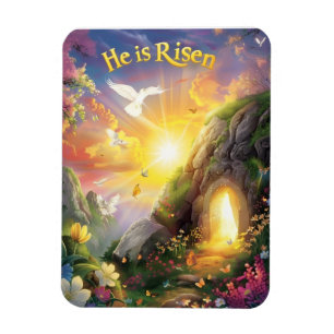 Er ist auferstanden — Ostern Auferstehung — Lukas  Magnet
